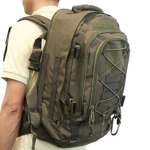 Hiking Bags 60L Military Tactical Backpack Army Molle Assault Rucksack 3P Outdoor Travel Hiking Rucksacks Camping Hunting Climbing Bags YQ240129