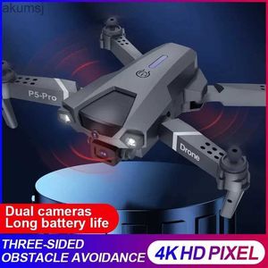 Drones P5 Unmanned Aerial Vehicle Optical Flow Dual Camera Four Axis AircraftThree Sided Obstacle Avoidance Remote Control Aircraft YQ240129