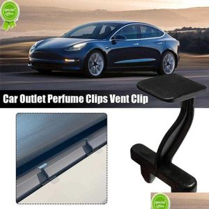 Accessori per veicoli elettrici Nuovo Yz per Tesla Model Y 3 Uscita aria Aromaterapia Clip Model3 Car Modely Interior Drop Delivery Mobi Dhs1B