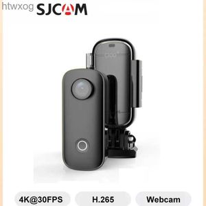 Sport Action Video Cameras SJCAM C100 Plus Action Camera Thumb Camera 4K 30fps H.265 WiFi 30m Waterproof Sports DV Webcam YQ240129