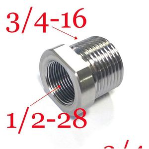Fuel Filter 1/2-28 Female To 3/4-16 Male Fuel Filter Stainless Steel Thread Adapter For Napa 4003 Wix 24003 1/2X28 Soent Trap Converte Dhrvw