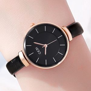 LUZ CASual de moda feminina Luxo simples Dial grande aparência alta aparência