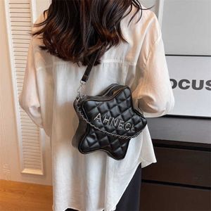 60% OFF Designer bag New Trendy Lingge Fragrant Style Shoulder Small and Fantastic Fashionable Five pointed Star Crossbody Bag