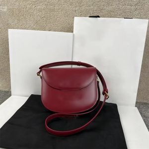 10A Mirror Quality Designer Saddle bags glossy cow leather Shoulder cross body handbag tote flap messenger bag wallets .c26