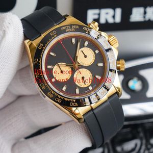 11 Estilo - Venda BP Fábrica 7750 Movimento Mens Relógios de Pulso 40 mm 116518 116515 116519 Moldura Cerâmica Vidro Safira Chronogra3236