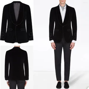 Men's Suits Black Custom Made Wedding Tuxedos Japan Style 2 Pieces Party Prom Evening Pants