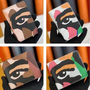 Designer Multiple wallet short money bag Pocket wallets men women eye pattern Clutch bags high quality Hobo purses Clip cardholder Credit card holder dhgate