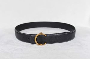 Lyxig CL Designer Belt Kristin Carrot Dice 3,8 cm dubbelsidig huvudlager Menskvinnor äkta läderbälte Klassiskt vin röd high end presentlåda bälte grossist