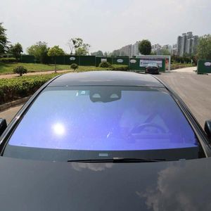 窓ステッカーHohofilm 152cmx1000cm 72％VLT Chameleon Tint Film Car/House Auto Glass Sticker 99％UV Proof Solar