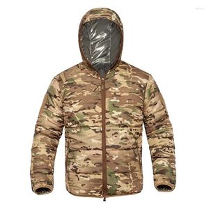 Giacche da caccia Marca Parka invernale da uomo Abbigliamento mimetico militare Cappotto da giacca da uomo termico con cappuccio caldo primaverile leggero