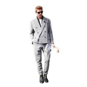 Mens Suits For Wedding Tuxedos Prom Dresses Wedding Dress Man Wear Groom Wear Tweed Suit Two Piece Suit JacketPants 240123