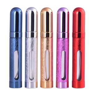 12ml perfume spray bottle round head open window aluminum tube high-grade electro-aluminum north makeup liquid portable-1212121212