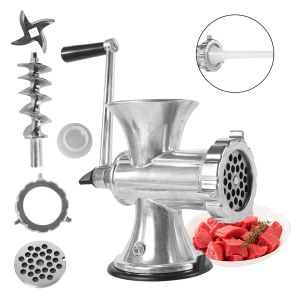 Mills Manual Mincer Meat Grinder Pasta Maker Hand drivs nötkött Maker Kök Rostfritt stål Fläsk Saus Filling Machine