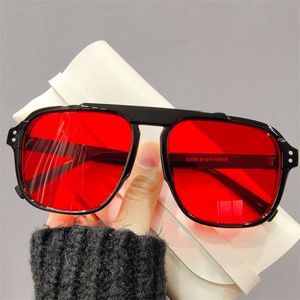 Sonnenbrille Übergroßen Rahmen Mode Frauen Männer Fahren Radfahren Sport Sonnenbrille Vintage Marke Design Shades Brillen UV400