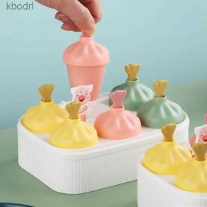 Ice Cream Tools DIY Silicone Ice Cream Mold Handmade Eco-Friendly Popsicle Mold Mousse Dessert Freezer Juice Ice Cube Tray Barrel Maker Mould YQ240130