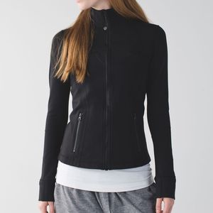 LU Definiera jacka kvinnors kappa tröja toppar kappvinnor gym kläder yoga kläder fitness jackor som kör sport aktivt kläder solid zip upp svart röd