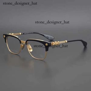 Fashion Ch Cross Sunglasses Frames Designer Heart Men Eyeglass Pure Titanium Gold Glasses Plate Myopia Chromes Women Brand Chromes Sunglasses of Women Glasses 6923