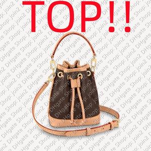 Top M81266 Nano Noe Designer Cross Body Mini Bag Bag Women225L