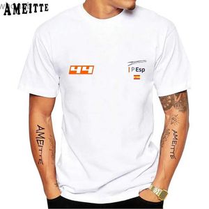 T-shirt da uomo Pol Espargaro Numero 44 GP Spagna T-shirt da equitazione Nuovi uomini manica corta GS Adventure Camicia Ragazzo T-shirt bianche Motociclista Uomo Top 240130