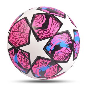 サッカーボールの公式サイズ5サイズ4プレミア高品質のシームレスなゴールチームマッチボールサッカートレーニングリーグフットボールトップ240127