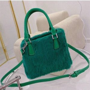 shoulder bag tote bags handbag crossbody Axillary package fashion soft Wool skin plush rabbit hair Cross body designer bag mini sh247r