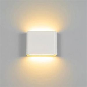 Luminária de parede moderna à prova d'água, 12w, led, ip65, alumínio, para cima e para baixo, jardim, varanda, decoração, 110v, 220v250i