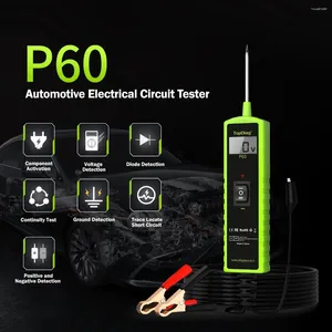 TOPDIAG DC 6-30V P60 CAR ELECTRICAL SYSTAME TESTER Tool Tool Automotive Power Circuit Probeバッテリー自動診断