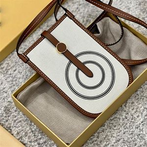 High-quality 2021 spring new Canvas mobile phone bag fashion women's bag one-shoulder shoulder bags trend handbags304A