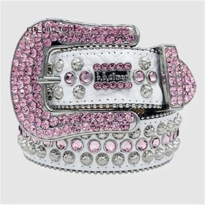 Bb Simon Belt Luxury Bb Belt Luxury Strap Men Women Rhinestones Designer Belt Bb Western Bling Bling Crystal Diamond Studded Belts 3074