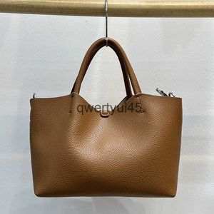 Totes Korean Vintage Tote Bags For Women Luxury Designer andbags Purse 2023 New In PU Lycee Texture Wit Inner Pocket Small Soulderqwertyui45