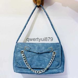 Shoulder Bags Vintage Soulder For Women Luxury Designer andbag And Purse 2023 New In PU Criss-Cross Cain Decoration Small Underarm Bagqwertyui879