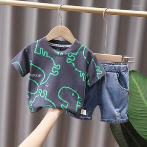 Clothing Sets Cartoon Children Set Boys Tracksuit T Shirt Pants Kids Sleepwear Pyjamas Children's