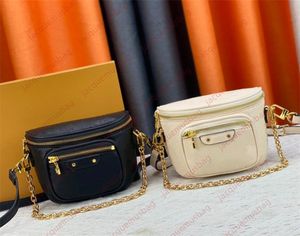 Designer Mini Bumbag handbag Gradient chain tote women belt bag fanny pack Waist Bag lady top quality Shoulder crossbody wallet dhgate Letter embossing Hobo purse