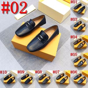 38Model Real Leather Men Designer Loafers Shoes Luxury Brand 2024 Men's Loafers Moccasins Breatble Slip On Black Driving Dress Shoes Plus Size 38-46