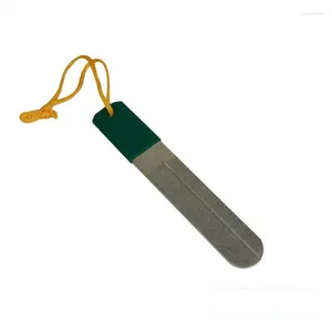 Altri accessori per coltelli DMD Diamante portatile Cote Argento Gadget da pesca Temperamatite Forbici Frutta Amo da pesca Strumento di levigatura essenziale