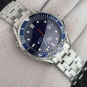 New 212 30 41 20 01 001 Blue Bezel Black Dial 007 Limited Edition Miyota 8215 Automatic Mens Watch Stainless Steel Watches B366d4242o