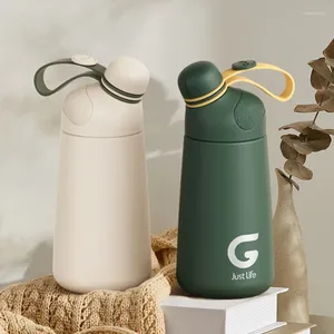 Garrafas de água portátil moda bobo garrafa térmica para crianças balão de vácuo viagem isolado aço inoxidável esportes ginásio drinkware