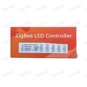 Controladores LED Dimmer Smart Controller Tuya Zigbee Compatível com Alexa / Google Home para única cor / RGBCCT / RGBW / RGB CCT Strip Light