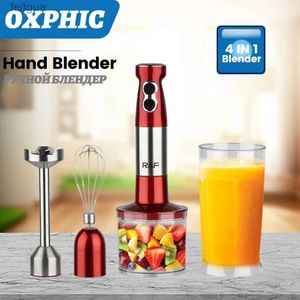 Ice Crushers Shavers 4 I 1 Multifunktionell handblandare för kök Ice Crusher Electric Stick Mixer Food Processor Electric Juicer 1000W YQ240130