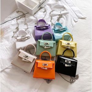 HBP 11cm 젤리 백 미니 여성 토트 PVC 패션 디자이너 숄더백 핸드백 전체 고품질 2246