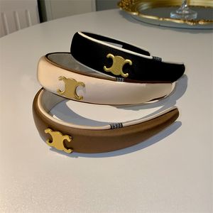 Lyxdesigners hårband mode märke sammet brev pannband klassiska kvinnor tjej bokstav hårband hår tillbehör flickor hårband