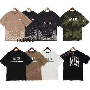 Gedruckt Amirlies am Amis Imiri Amiiri Männer Frauen Luxus Designer T-Shirt T-Shirts Amari Mode T-Shirt Marke Tops Qualität Baumwolle Casual Amirl T-Shirts Kurzarm Hallo