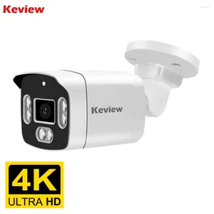 Poe Video Gözetleme Kamera IP Onvif Audio 48V veya DC 12V 4MP 8MP 8MP Gece Görüş