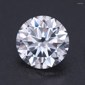 Löst diamanter VVS1 Clarity D Color Moissanite Excellent White Round Lab Created Diamond 6.5mm 1.0 karatsten