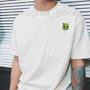 Men's T-Shirts Designer Summer New Embroidered Duck Head Short Sleeve Contrast Embroidered Men's and Women's Fashion Brand Pure Cotton T-shirt