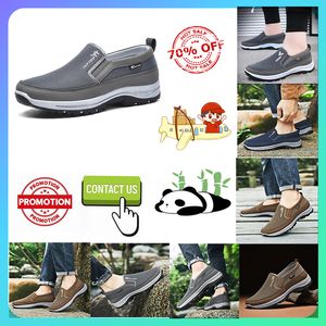 Designer Casual Platform Step on shoes for middle-aged elderly people women man work Brisk walking Autumn Comfortable wear resistant Anti slip soft sole Dad's shoes