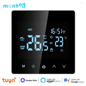 Smart Home Control Tuya Wifi Thermostat Electric Floor Heating Water Gas Boiler LCD Touch Temperature Google Alexa