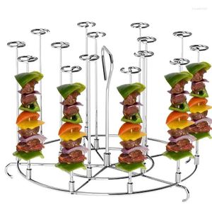 Utensili per spiedino verticale per barbecue, supporto per rack, friggitrice ad aria, per disidratatore da cucina domestica