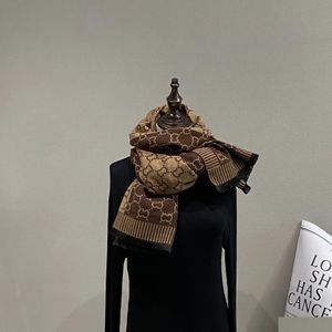 Halsdukar Designer Cashmere Scarf Autumn and Winter Womens sjal Kvalitet Dubbelsidig värme Neckband Jacquard Drop Delivery Fashion ACC DHU62