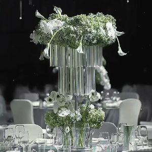 10 peças 50cm /100cm de altura) mesa de decoração de casamento peça central de acrílico suporte de flores para decoração de eventos suporte de arranjo de flores 384